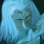 Gandalf and a moth