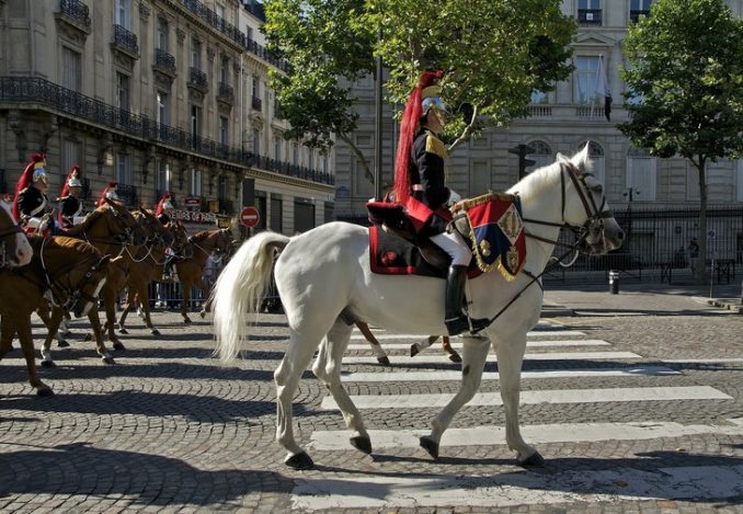 Cavalry procession